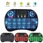Rii I8B Rechargeable Wireless Backlit Mini Keyboard With Touchpad