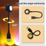 USB Sunset Lamp LED Rainbow Night Light - Image 8