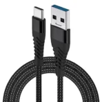 GEOOO 120W 5A USB-A to Type-C Fast Charging Data Cable – 100cm Premium Braided Cable - Image 3